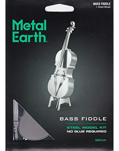 Metal Earth Por Fascinations Bass Fiddle