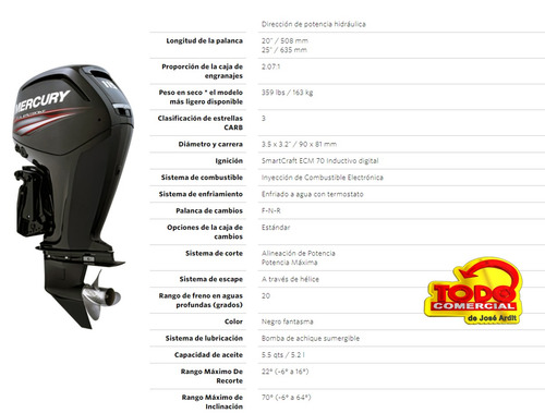 Imagen 5 de 8 de Motor Mercury 115 Hp 4 Tiempos - Envios / Yamaha 115hp