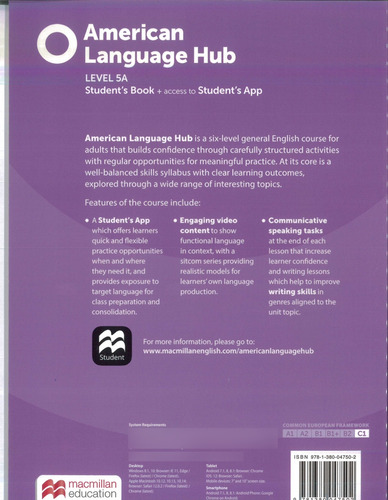 American Language Hub 5a Split Version Inglés Experto