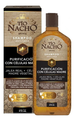 Tío Nacho Shampoo Purificación Con Células Madre 415ml