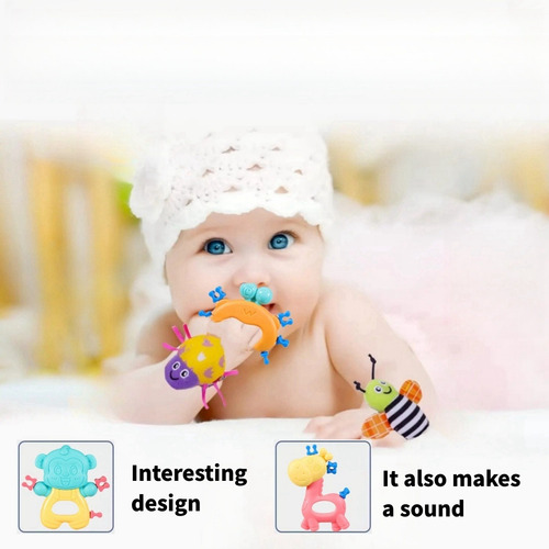 Set De Juguetes Con Forma De Sonajero Para Bebés, 13 Piezas