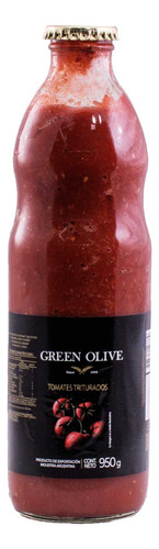 Tomate Triturado Natural En Botella X 950 Gr. Green Olive