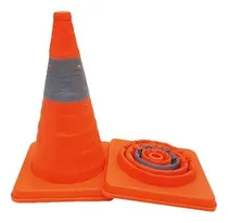 Comprar Cono De Transito Seguridad Reflejante Vial Plegable 70 Cm