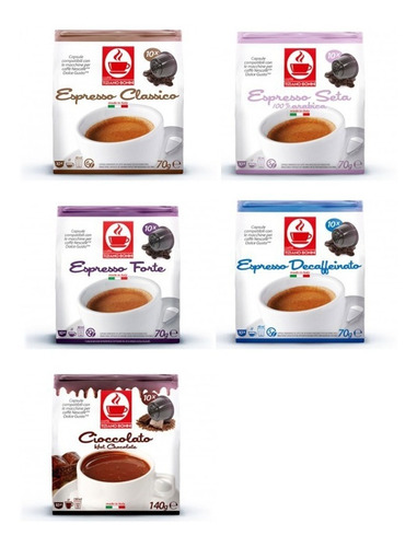 Pack Cafe 50 Capsulas Dolce Gusto Compatibles Caffe Bonini