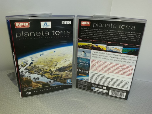 Imagem 2 de 7 de Dvd Documentário Redescobrindo O Planeta Terra - (8dvds)