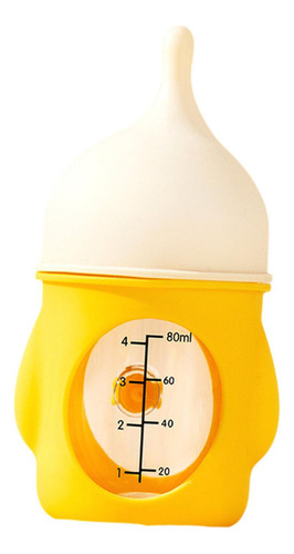 Botella De Alimentación De Mascotas 80ml Botella Amarillo