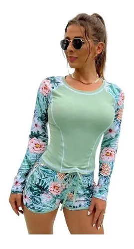 Trajes de baño manga larga mercado libre sale
