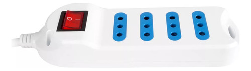 Alargador Eléctrico Philco Xt30 3 Mts 4 Pos Blanco / Tcenter