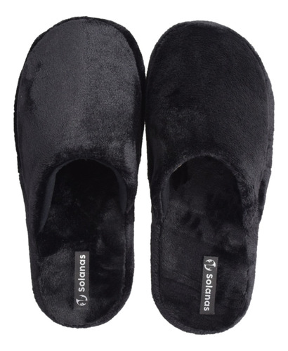Pantufla Hombre Solanas Velvet 612 Peluche Suave Abrigada