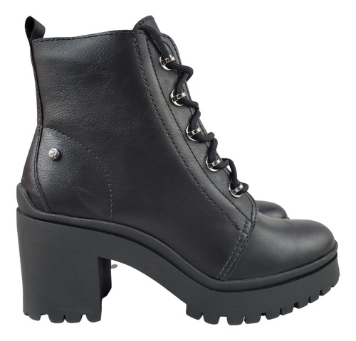 Bota Coturno Feminino Ramarim Preto Tratorado Original