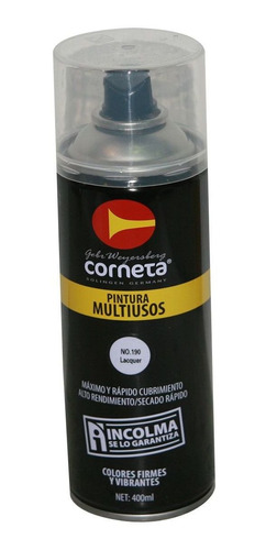 Imagen 2 de 7 de Pintura Spray Corneta, Transparente Brillante, 400ml