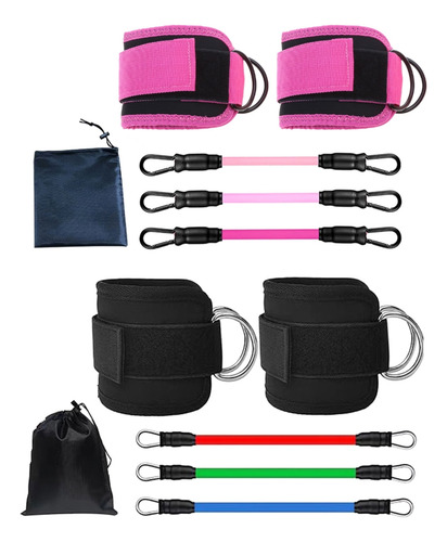 Set De Correas (bk), Tobilleras Con Puños, Equipo De Entrena