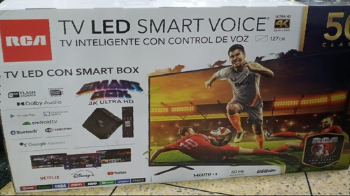 Imagen 1 de 2 de Tv Rca 50 Incluye Smart Box Promo Mundial.