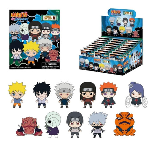 Monogram Naruto Shippuden Sorpresa Aleatoria Paquete 3 Pz