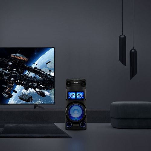 Equipo De Audio De Alta Potencia Sony V43d Bluetooth Color Negro