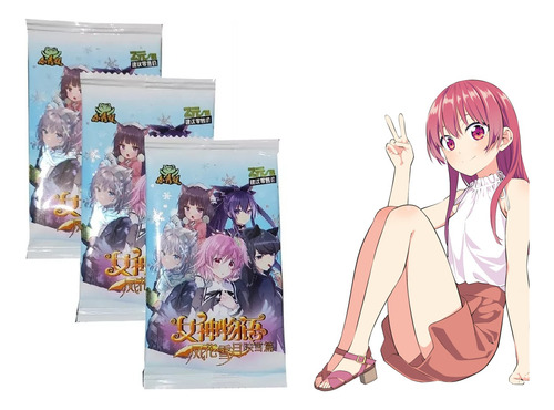 Pack 10 Sobres Goddess Anime Waifu V7 Cartas De Coleccion