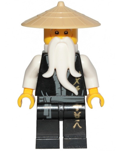 Lego Ninjago Minifigura Sensei Wu (black Robe) 70670 Legacy
