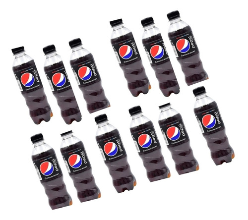 Pepsi Black 355ml Paquete Con 12 Unidades.