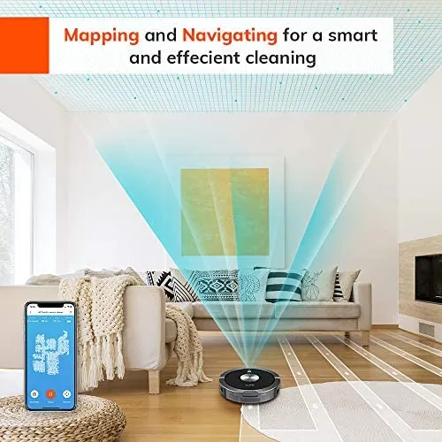 Robot Aspirador Ilife A9, Conexión Wi-fi, Cubo De Basura Cel