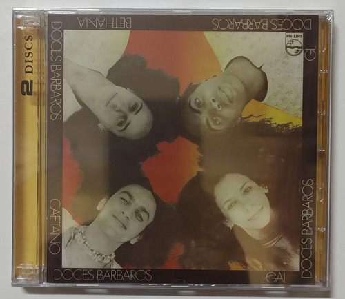 Cd Duplo Doces Barbaros - Caetano, Gal, Gil E Bethânia 1976 Versão Do Álbum Estandar