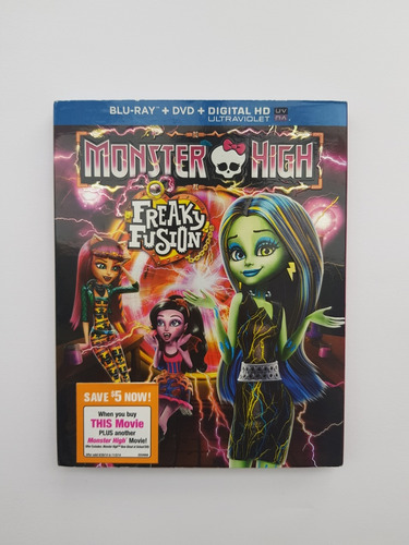 Pelicula Monster High Freaky Fusion Blueray