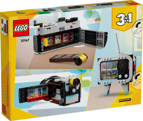 Kit Lego® Creator 3en1 Cámara Televisión Videocámara 31147