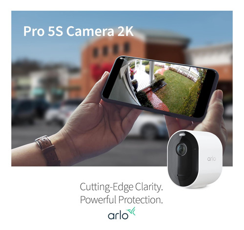 Câmera Spotlight Arlo Pro 5s Sem Fio Com Visão Noturna