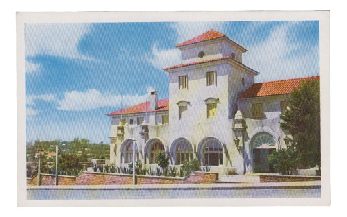 Rivera Postal Vista Hotel Casino Uruguay Vintage Color 