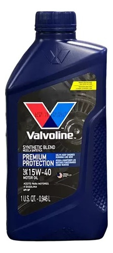 Aceite 15w40 Semi Sintetico Valvoline 