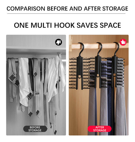 Rack De Armazenamento Multifuncional Doméstico, Porta-gravat