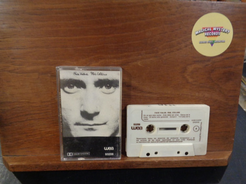 Phil Collins Face Value Cassette Rock