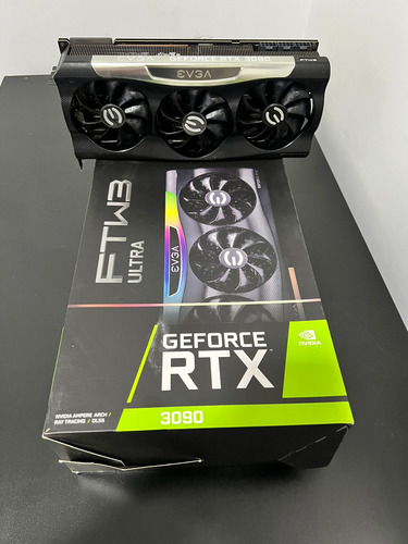 Placa De Vídeo Evga Ftw Ultra Gaming Rtx 3090 24gb (Usado)
