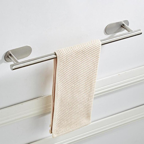 Baño Autoadhesivo Toallero Bar Rack Holder Acero Inoxidable