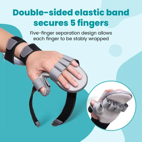 Férula De Mano Para Enderezar Los Dedos Con Soporte De Des.
