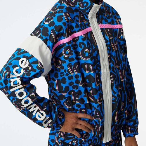 Campera Mujer New Balance Relentless Printed Woven Wj13173