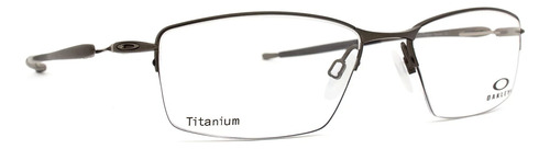 Óculos De Grau Oakley Lizard Pewter Titanium Ox5113 02-56