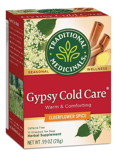 Te Organico Gypsy Cold Care 16 Sobres Se