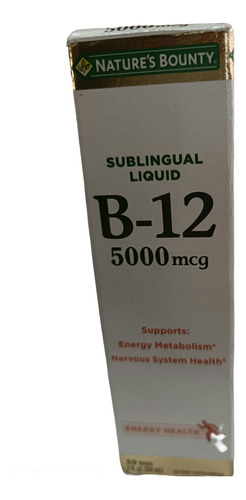 Vitamina B12 5000 Mcg Sublingual.frasco De 59ml