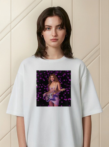 Remera Unisex Shakira Purple Show Personalizada Soltera