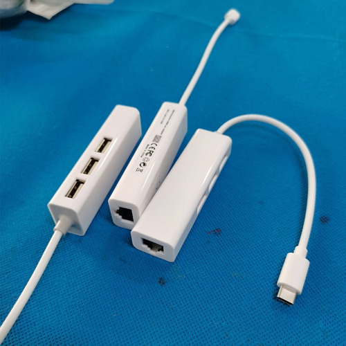 Imagen 8 de 8 de Adaptador Hub 3 Puertos Usb Type C Ethernet Rj45 3 Usb A 3.0