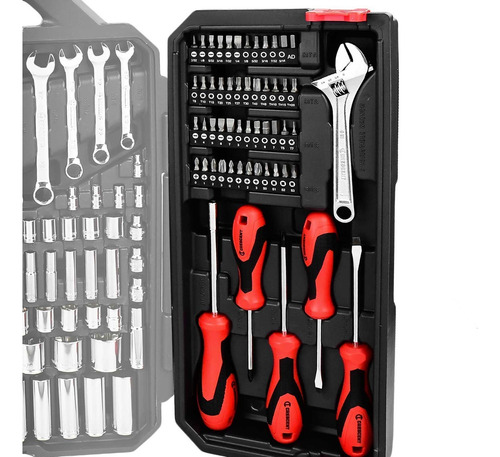 Kit de herramientas mecánicas Crescent Ctk180 180 piezas