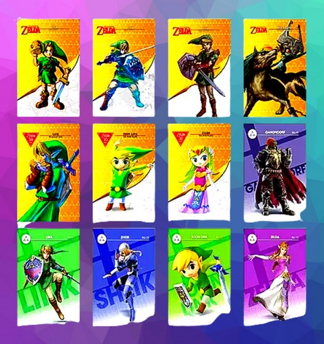  Tarjetas Amiibo De Mario, Zelda, Metroi,animal Crosssing