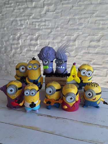 10 Muñecos De Minions 