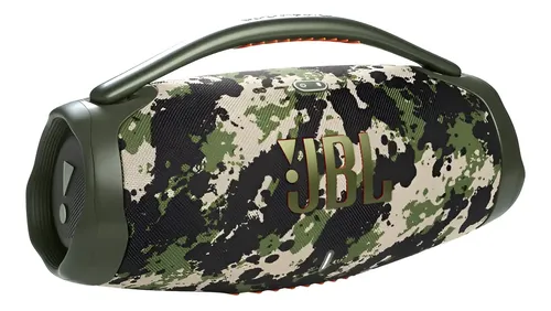 Caixa De Som Jbl Boombox 3 Bluetooth Camuflada Cor Squad