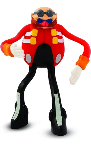 Figura De Acción Ruz Sonic The Hedgehog Bend-ems Dr Eggman