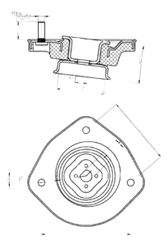 Torreamortiguadortrasero Derecho Hyundai Elantra 96-98