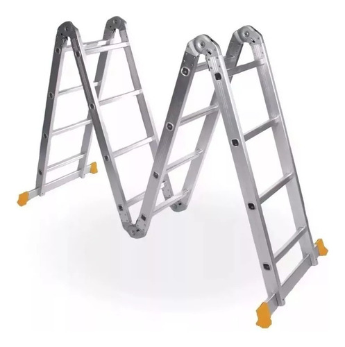 Escalera Aluminio Articulada Multifuncion 4x4 Plegable