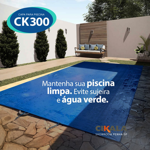 Imagem 2 de 7 de Lona Para Piscina 6,5x3,5 Mt Térmica + Proteção Sujeira