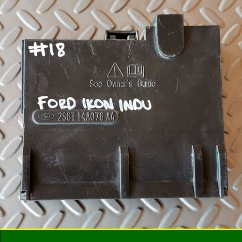 Caja Fusibles Ford Fiesta Ikon Indu 1.6l Mod 2012 Al 2015 
