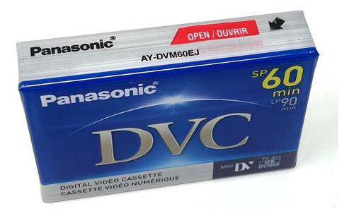 Cassette De Video Digital Panasonic Dvc Sp 60 Lp 90 Min. Dv